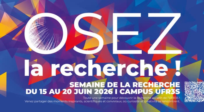 Illustration de l'événement : Semaine de la recherche UFR3S : découvrez les grands enjeux de demain !