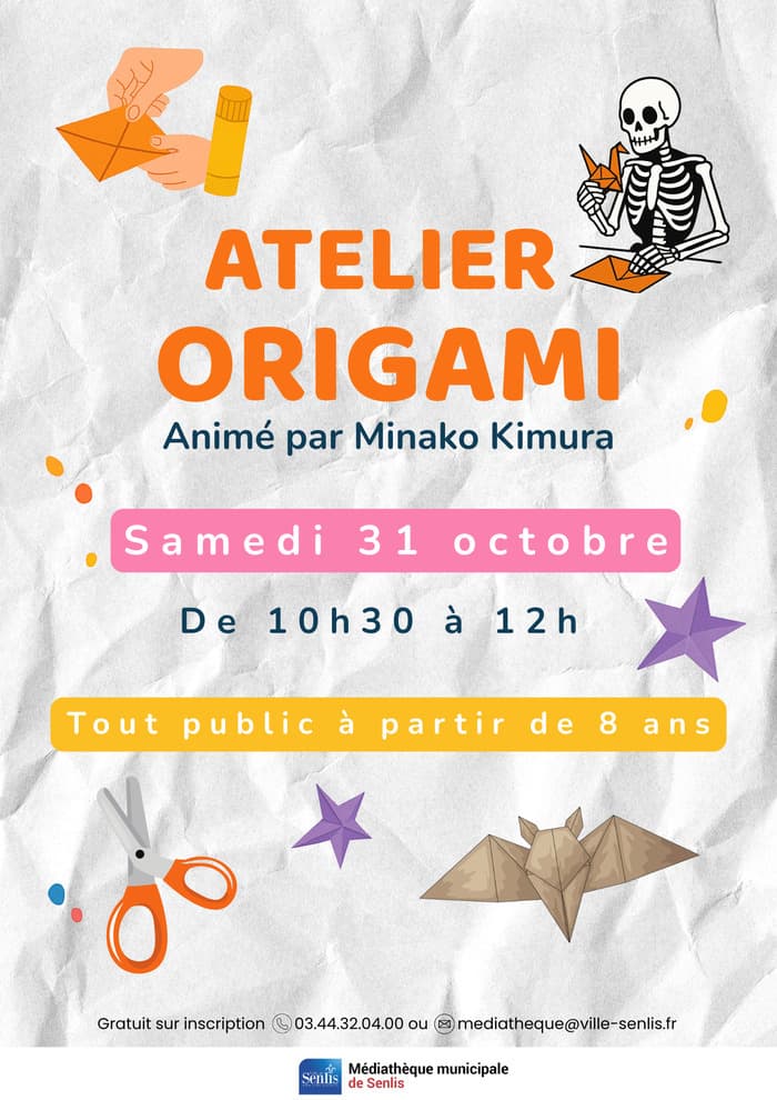 Illustration de l'événement : Atelier Origami Halloween