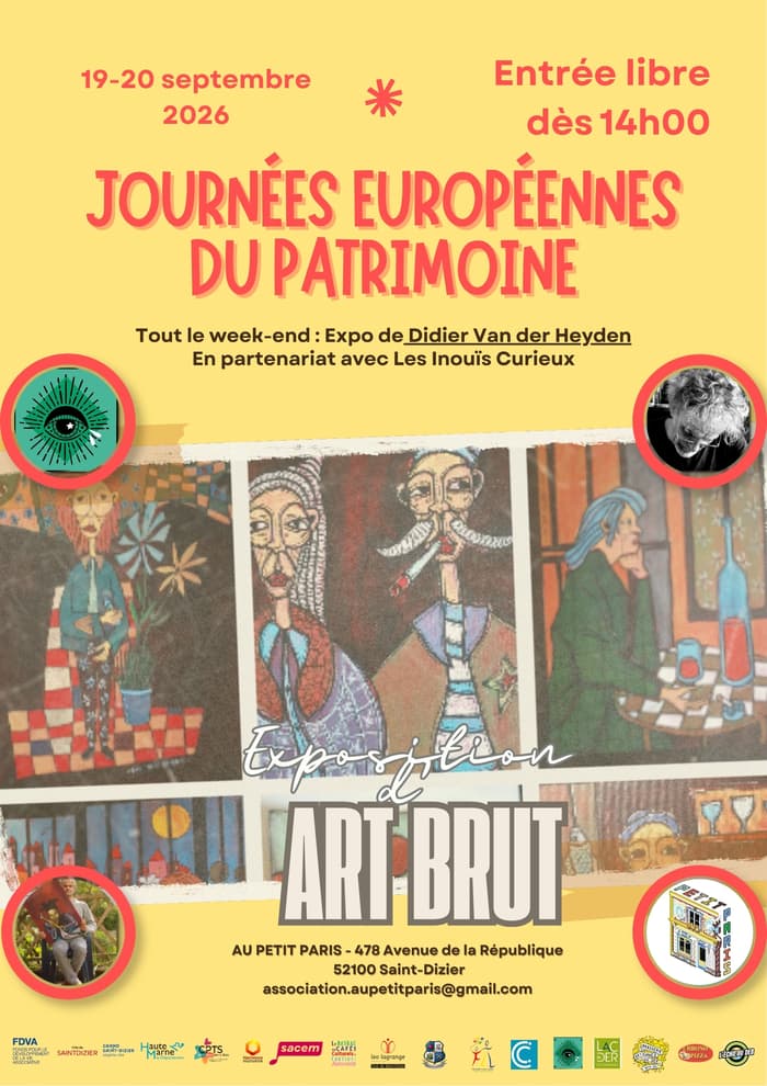 Illustration de l'événement : Exposition d’art brut de l'artiste Didier Van der Heyden