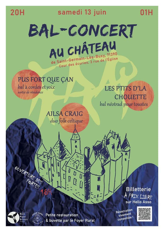 Illustration de l'événement : Bal-Concert au Château de Saint-Germain-lès-Buxy