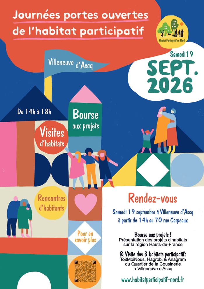 Illustration de l'événement : Journée Portes Ouvertes de l'habitat participatif