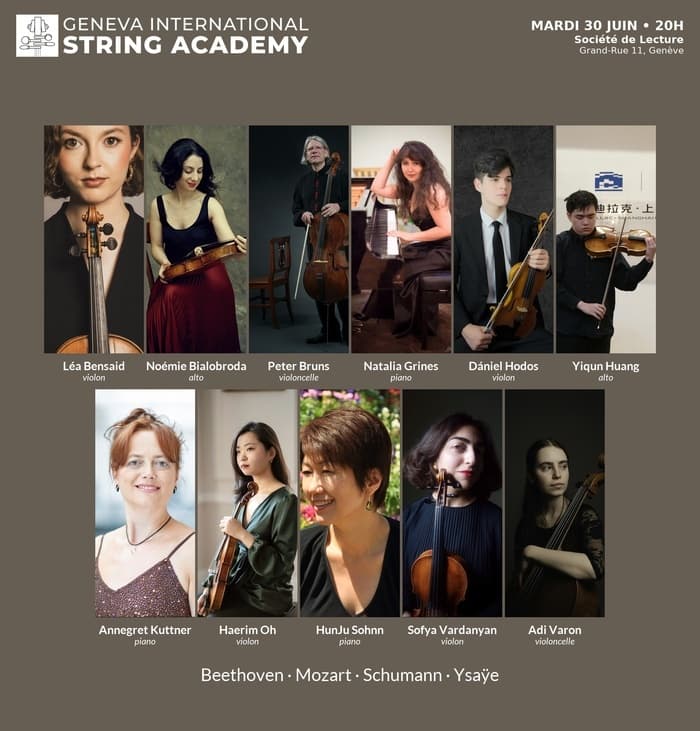 Illustration de l'événement : Geneva International String Academy