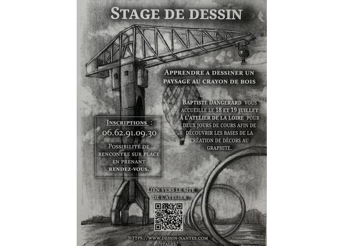 Illustration de l'événement : Stage de dessin - Atelier de la Loire