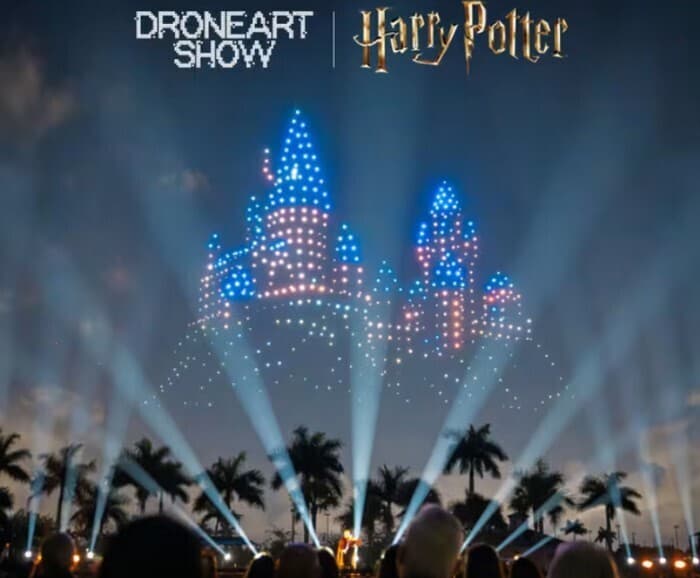 Illustration de l'événement : DroneArt Show Harry Potter (tm)