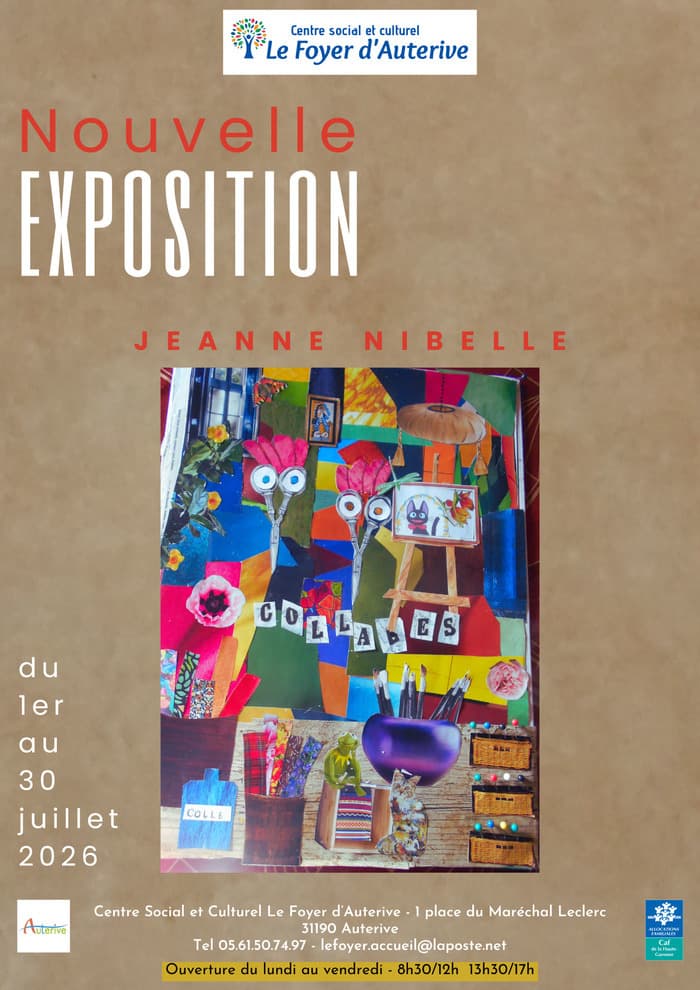 Illustration de l'événement : Exposition / Centre Social et Culturel le Foyer d'Auterive