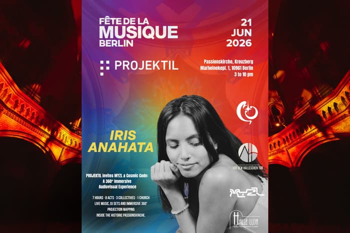 Illustration de l'événement : Iris Anahata l Psytech, Downtempo, Techno & Indie Dance PROJEKTIL invites MYZL & Cosmic Code A 360° Immersive Audiovisual Experienc