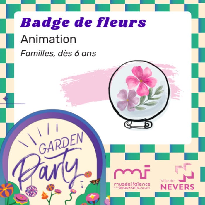 Illustration de l'événement : Badge de fleurs