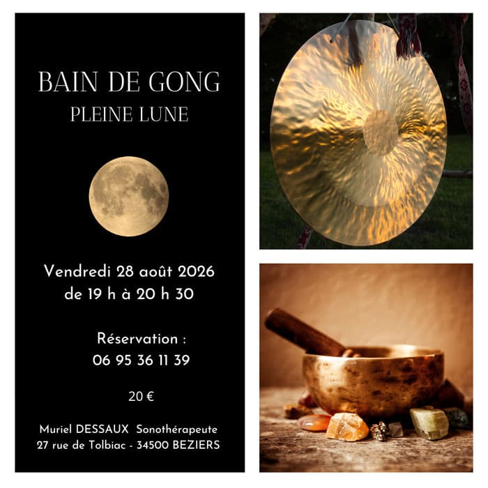 Illustration de l'événement : Bain de Gong à Béziers