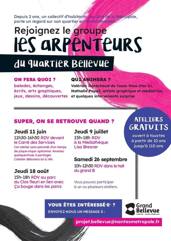 Illustration de l'événement : Les Arpenteurs du quartier de Bellevue
