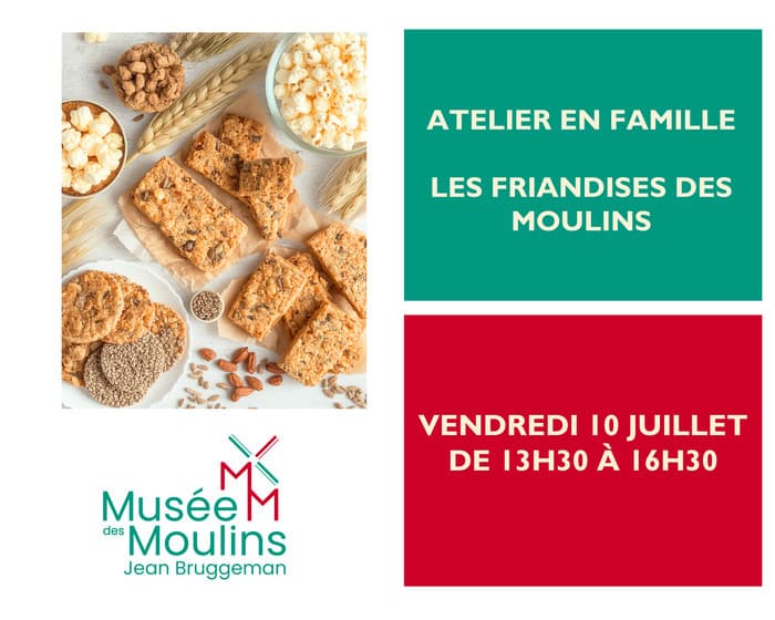 Illustration de l'événement : Atelier en famille : les friandises des moulins