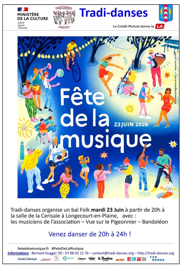 Illustration de l'événement : Tradi-danses fête la musique