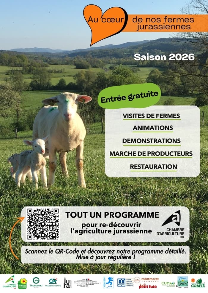 Illustration de l'événement : Au Coeur de nos Fermes Jurassiennes - UN DIMANCHE A LA FERME