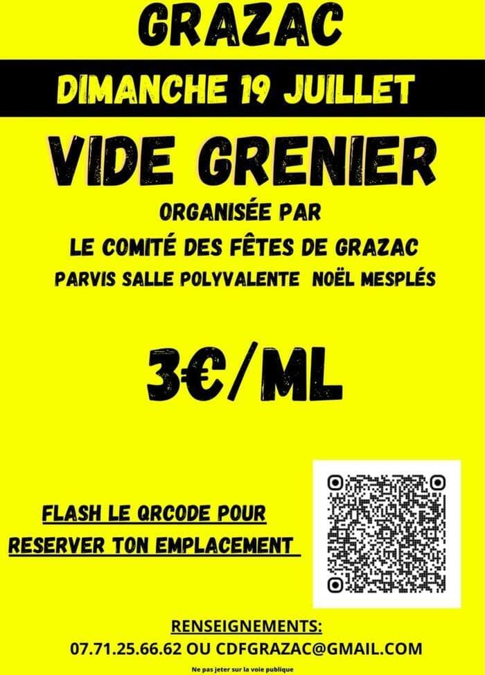 Illustration de l'événement : Vide Grenier de Grazac