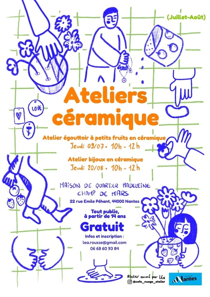 Illustration de l'événement : Atelier égouttoir à petits fruits en céramique