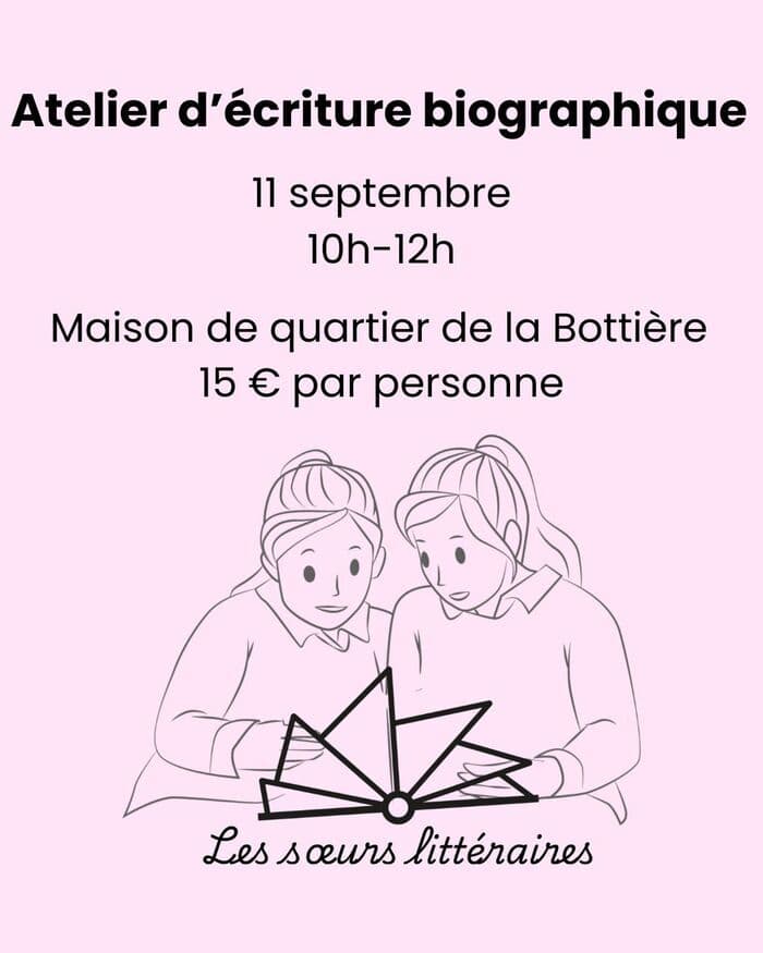 Illustration de l'événement : Atelier d'écriture biographique
