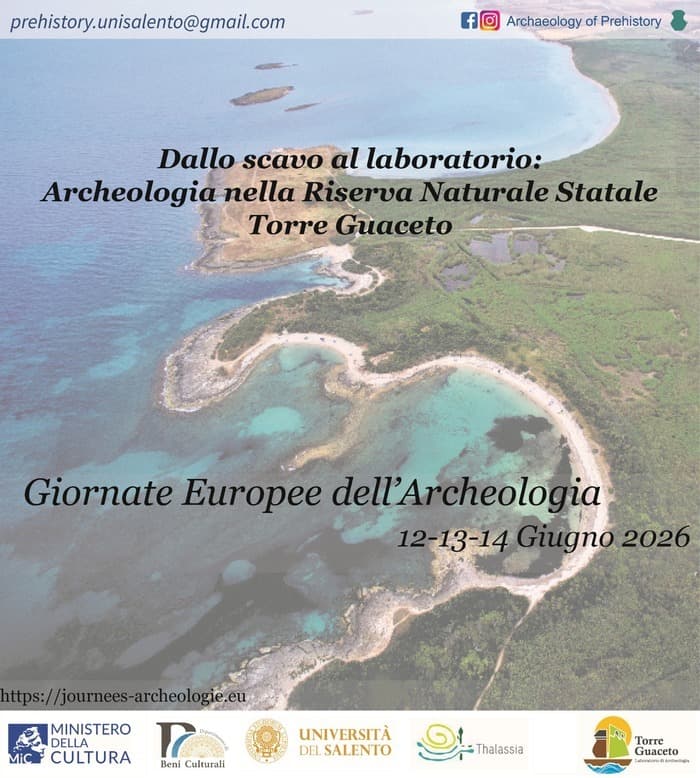 Illustration de l'événement : DE LA FOUILLE À L’ATELIER : ARCHÉOLOGIE DANS LA RÉSERVE NATURELLE D’ÉTAT DE TORRE GUACETO