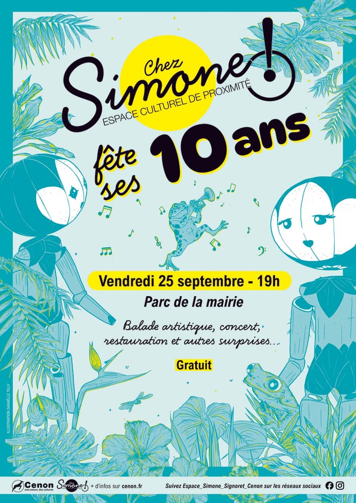 Illustration de l'événement : Chez Simone fête ses 10 ans!