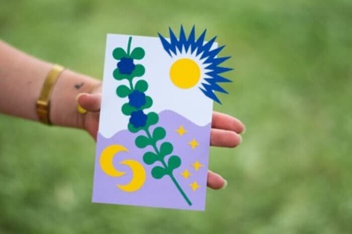 Illustration de l'événement : Atelier collage - créez votre carte postale et votre éventail - Avec Retour chariot