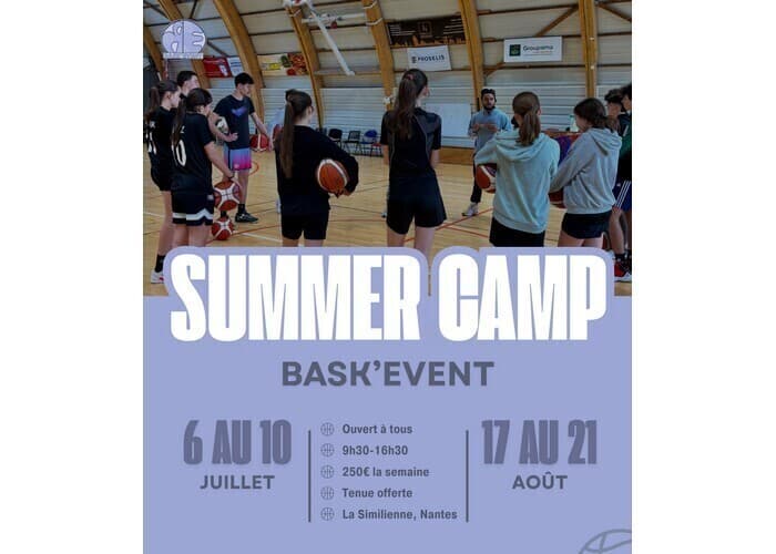 Illustration de l'événement : Summer Camp Bask'Event - Août