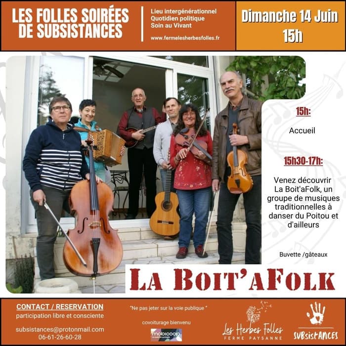 Illustration de l'événement : Les folles soirées de Subsistances