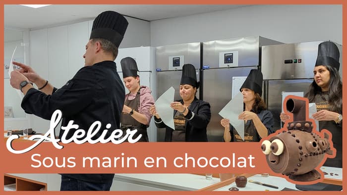 Illustration de l'événement : Atelier Initiation à la Chocolaterie - Sous marin en chocolat