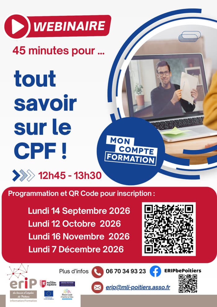 Illustration de l'événement : 45 minutes pour tout savoir sur le CPF