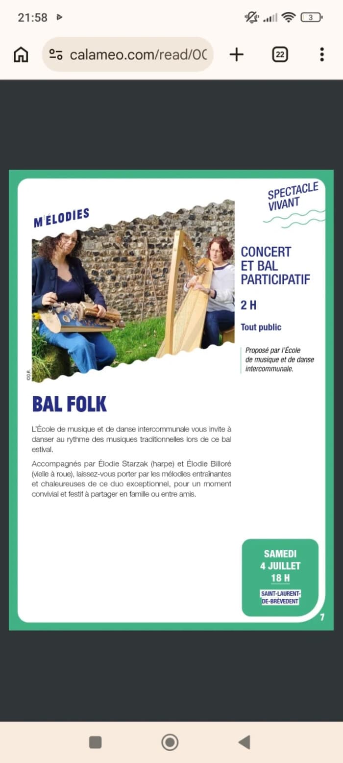 Illustration de l'événement : Bal folk avec M'Elodies