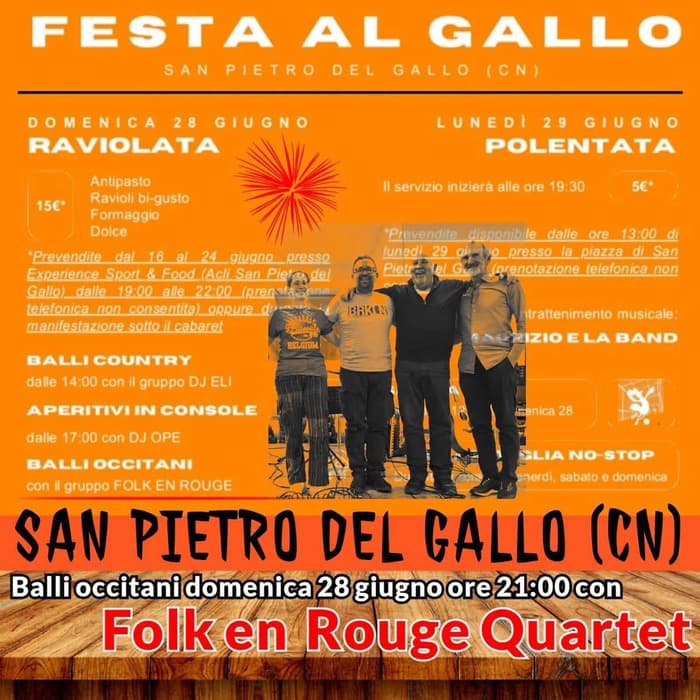 Illustration de l'événement : Balli occitani alla Festa del Gallo