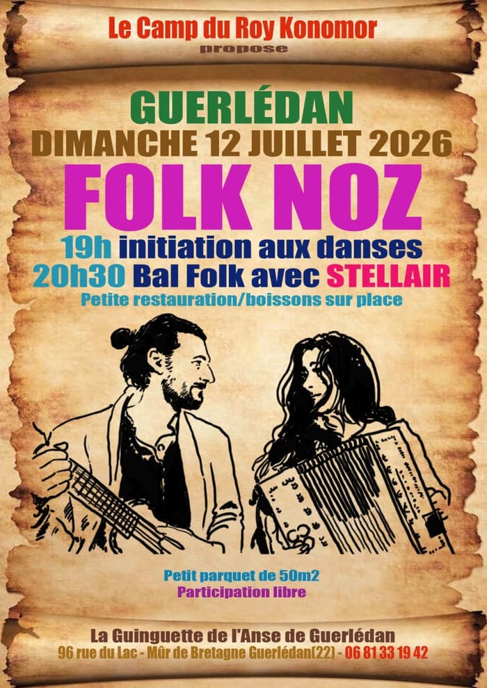 Illustration de l'événement : Bal Folk Noz avec le duo Stellair