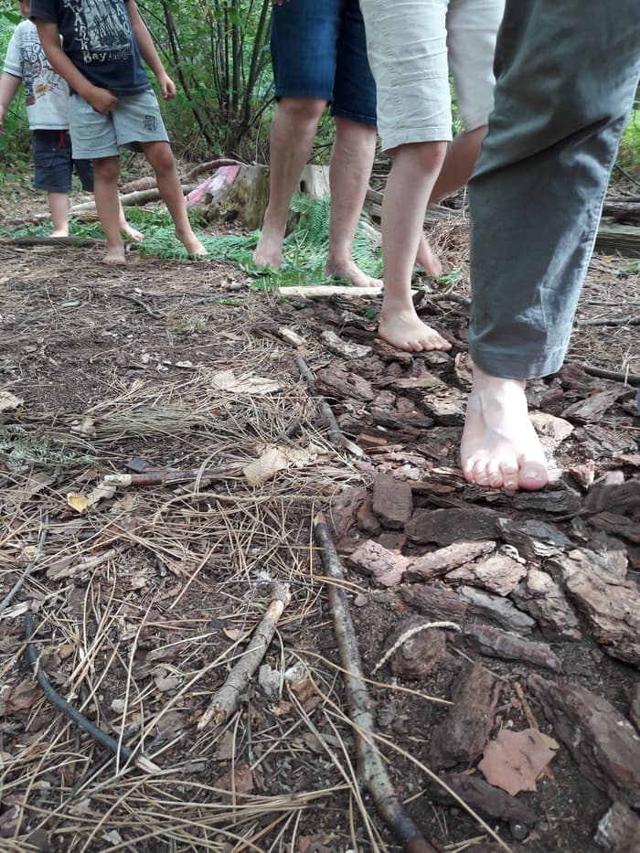 Illustration de l'événement : Parcours pieds nus