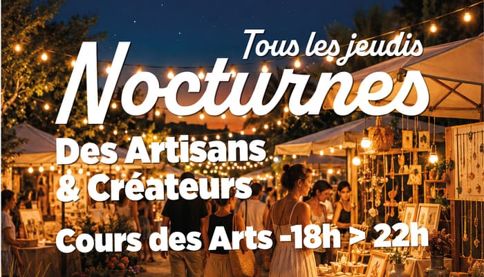 Illustration de l'événement : Marché nocturne des artisans et créateurs