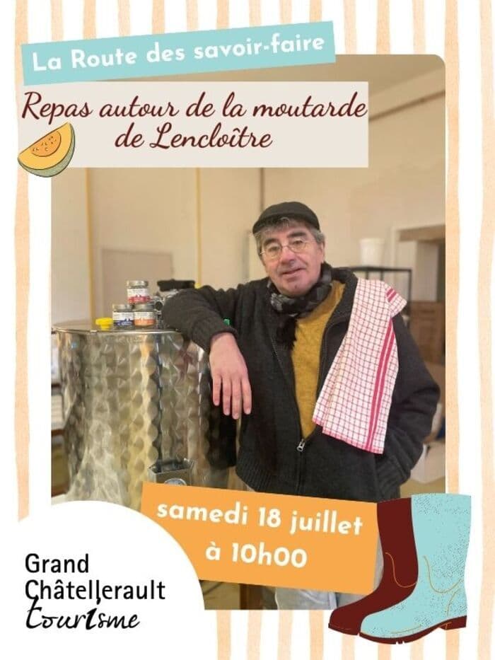 Illustration de l'événement : Secrets de fabrication et préparation d'un repas avec la moutarde locale