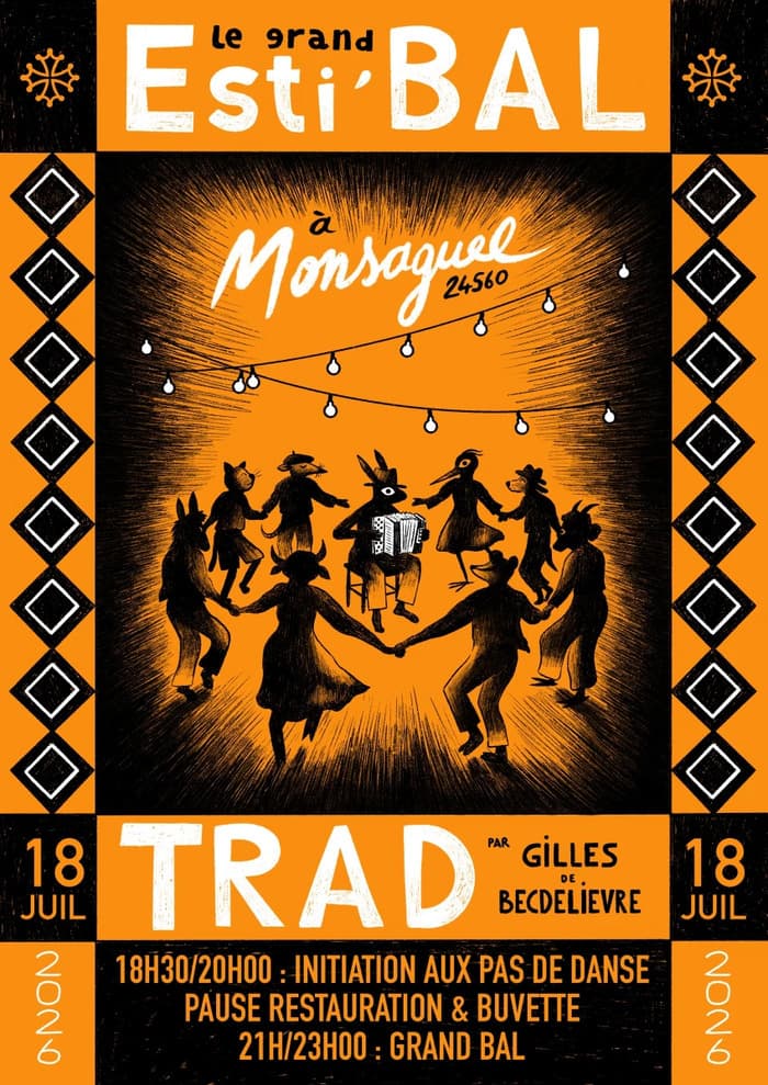 Illustration de l'événement : Le grand estiBAL Trad avec Gilles de Becdelièvre