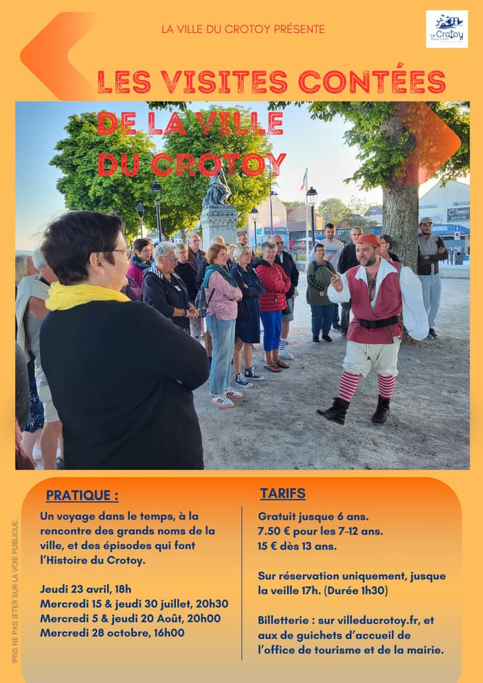 Illustration de l'événement : Visites contées de la ville du Crotoy