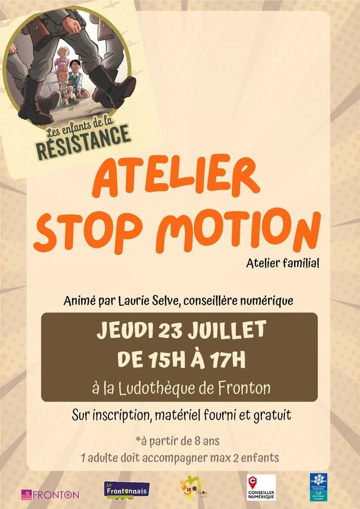Illustration de l'événement : Atelier StopMotion - Les Enfants de la Résistance