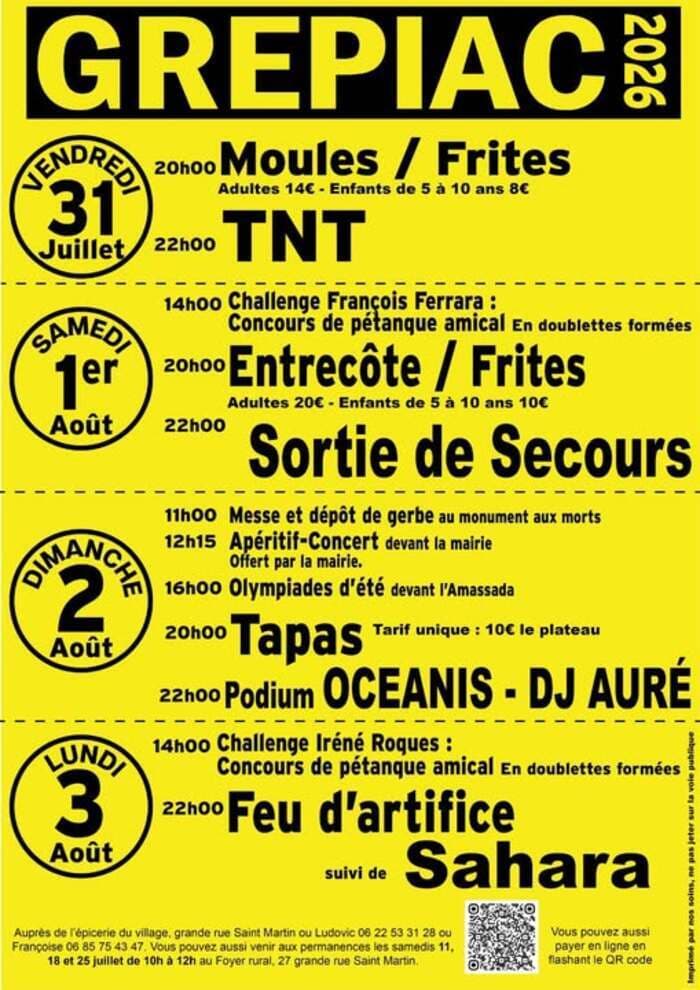 Illustration de l'événement : Fête Locale de Grépiac