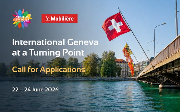 Illustration de l'événement : ATELIER « SHAPE THE FUTURE » co-organisé par le Geneva Forum et le Forum La Mobilière | Appel à candidatures