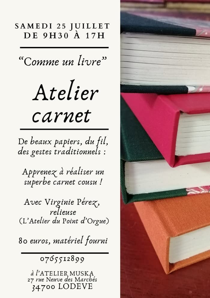 Illustration de l'événement : Atelier Carnet