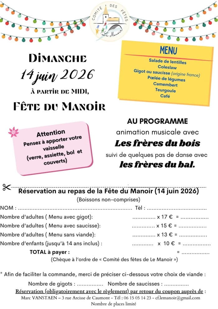 Illustration de l'événement : Fête du Manoir
