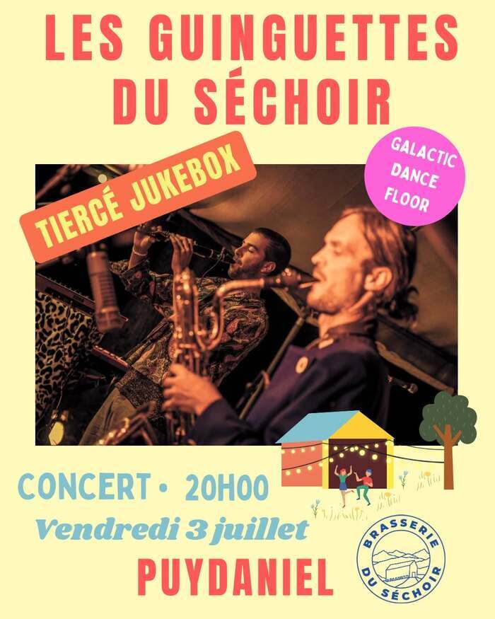 Illustration de l'événement : Tiercé Jukebox en Concert aux Guinguettes du Séchoir
