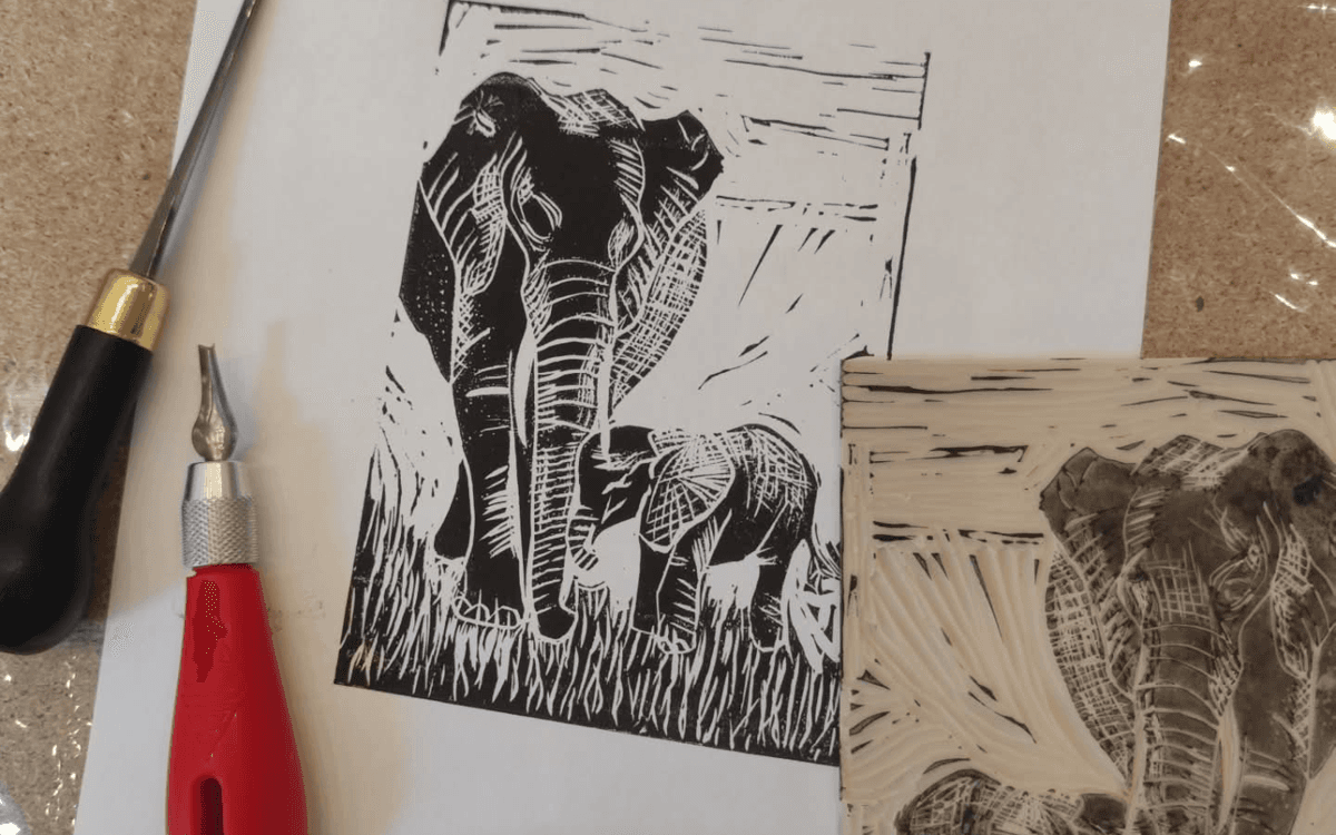 Illustration de l'événement : Atelier Linogravure