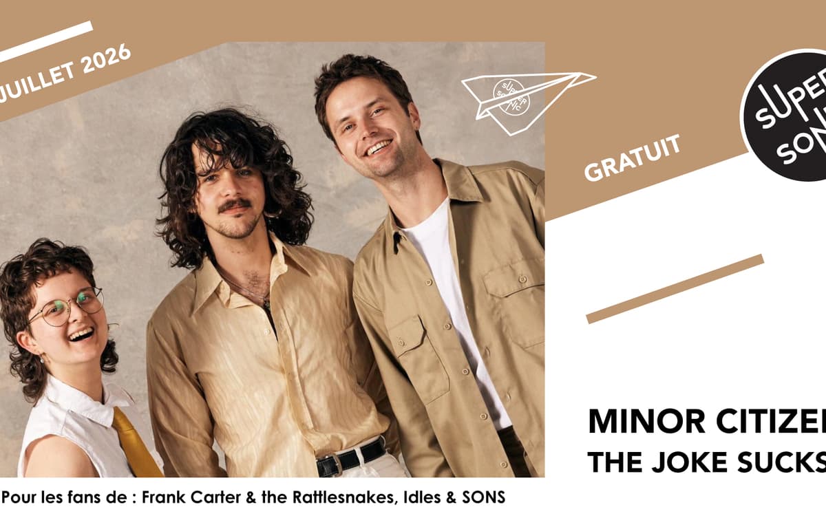 Illustration de l'événement : Minor Citizen • The Joke Sucks