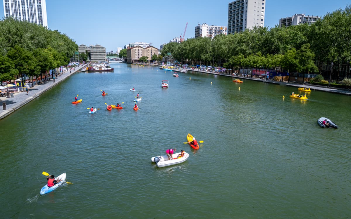 Illustration de l'événement : Baignade estivale - La Villette