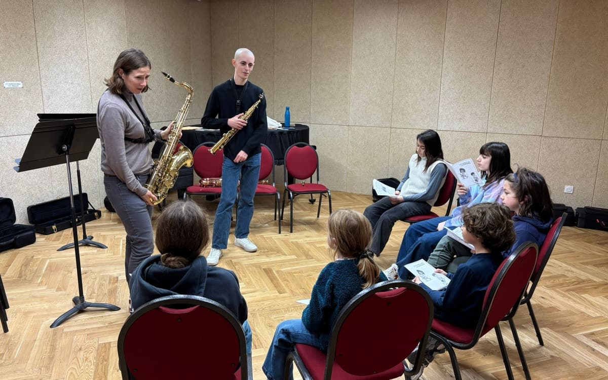 Illustration de l'événement : Atelier découverte du saxophone avec le Quatuor Zahir