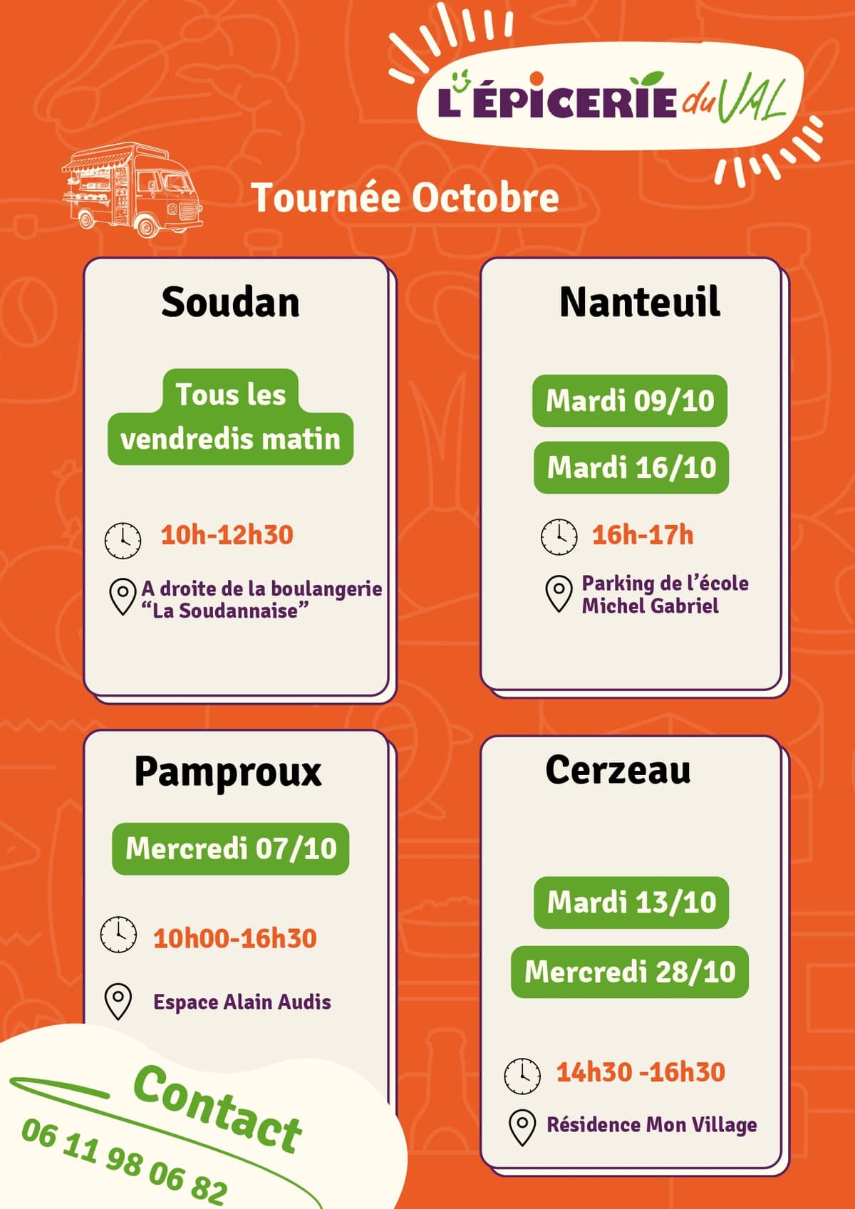 Illustration de l'événement : Tournée de l'Epicerie du Val à Soudan