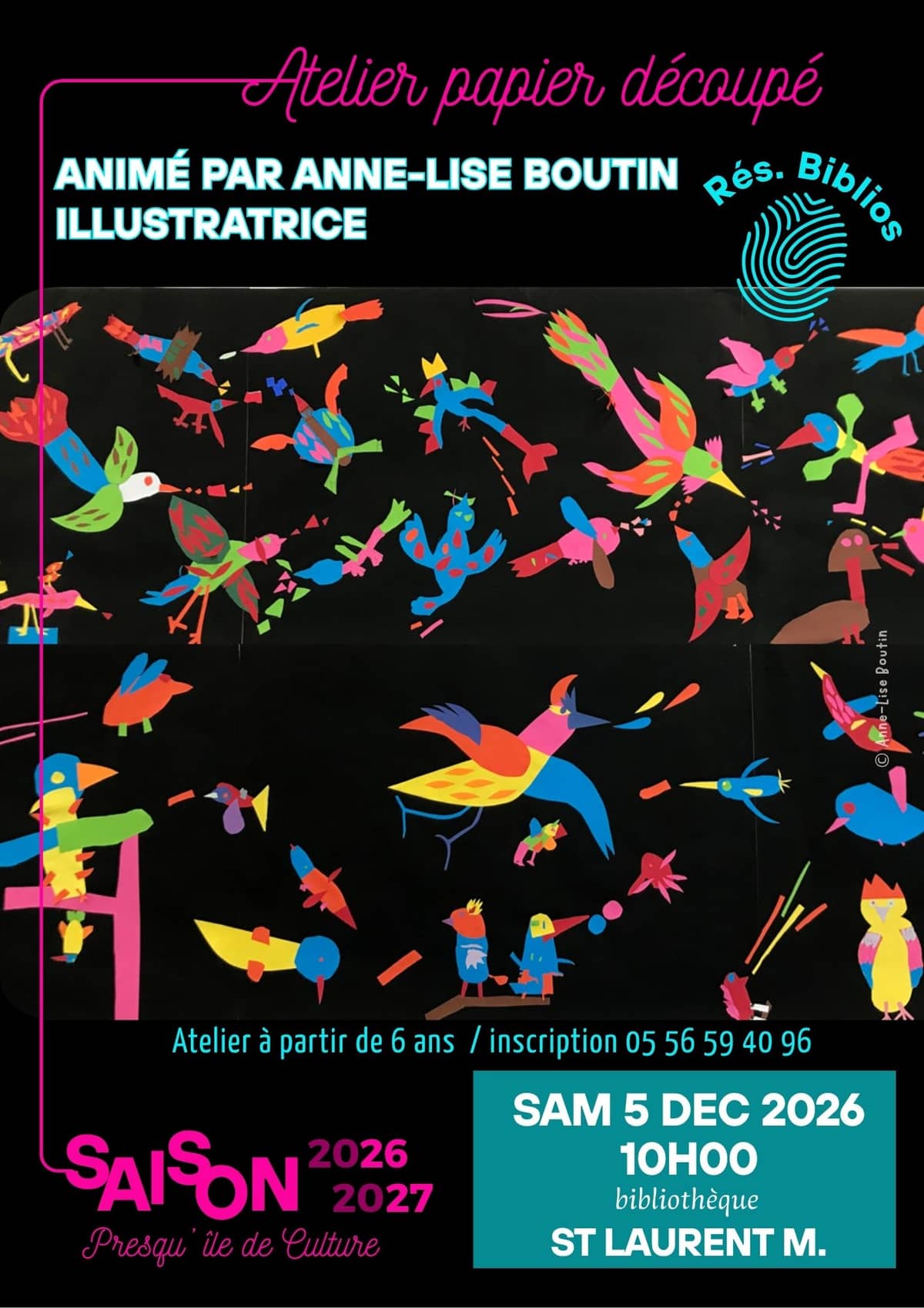 Illustration de l'événement : Atelier papier découpé