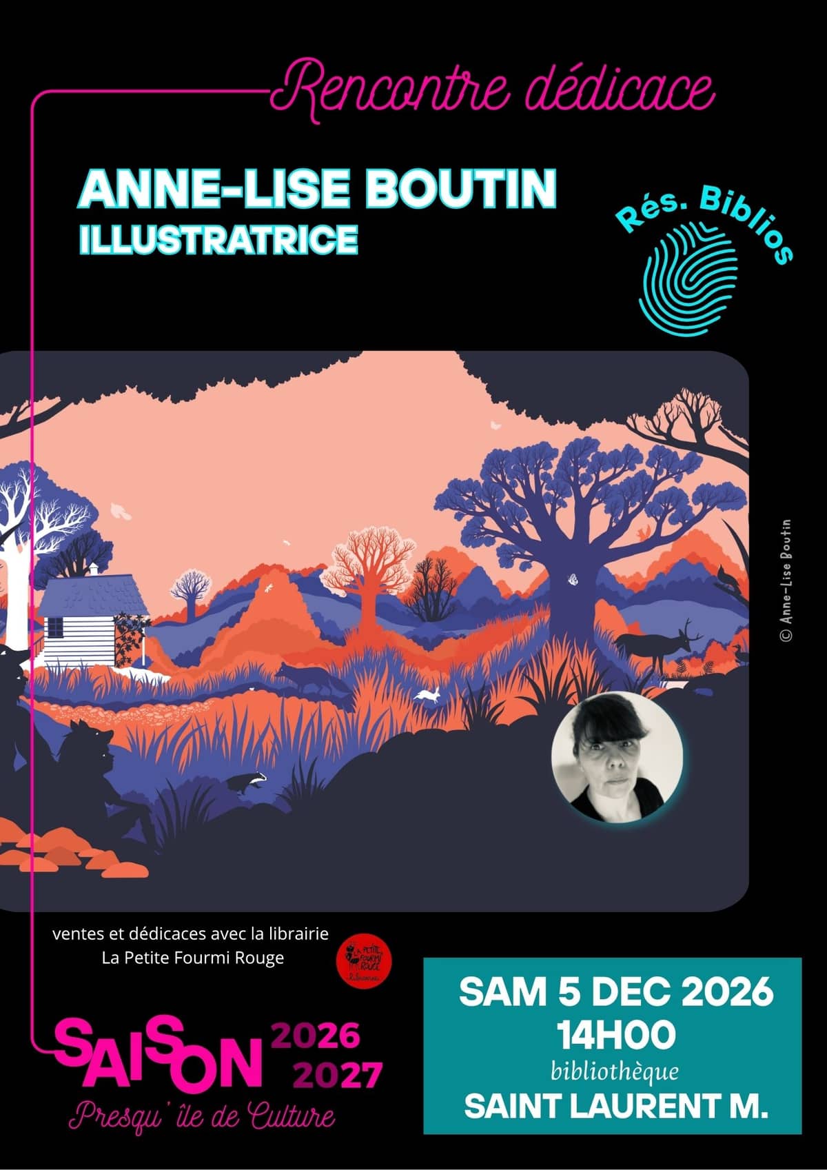 Illustration de l'événement : Rencontre dédicace avec Anne-Lise Boutin, illustratrice