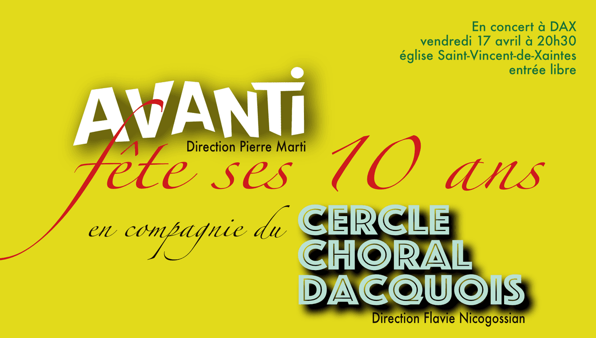 Illustration de l'événement : Concert vocal : Avanti