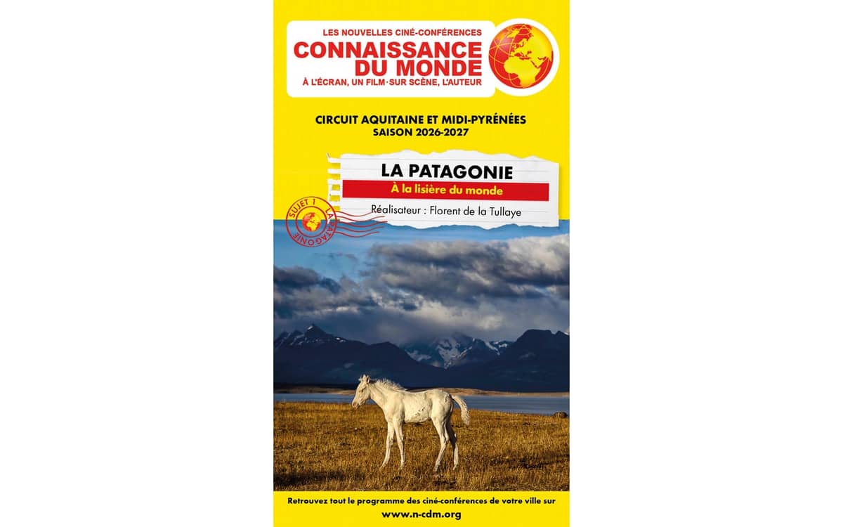 Illustration de l'événement : Connaissance du monde - La Patagonie : A la lisière du monde