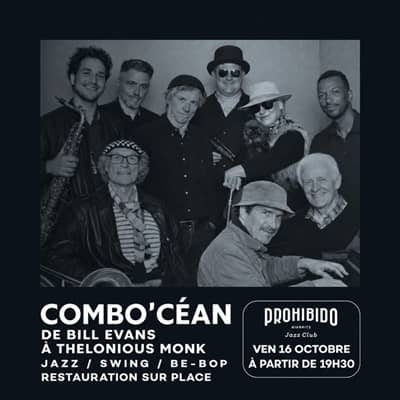 Illustration de l'événement : Prohibido Biarritz Jazz Club - CombO’céan Big Band